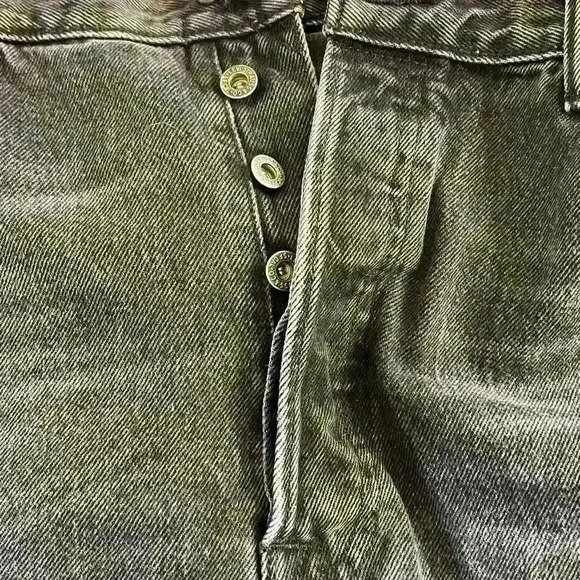 Unisex Original Levi’s 501 Black Denim Jeans  5 Pocket Design 36x30 - Picture 10 of 13